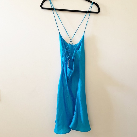 The Line by K | Flynn mini dress turquoise - Picture 8 of 12